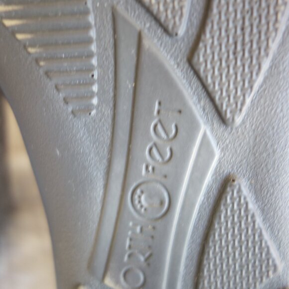 ORTHOFEET Orthopedic Grey Stretch Knit Quincy Slip-On Shoes  Wmns 8.5 Extra Wide - Picture 10 of 10